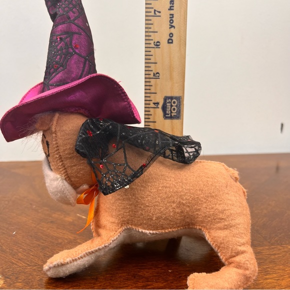 Annalee 11" (incl. hat) Bulldog in Halloween Hat & Cape - Picture 15 of 16